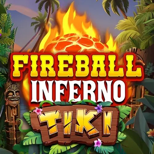 Fireball Inferno Tiki slot icon by NetEnt, available at Betrepublic Casino